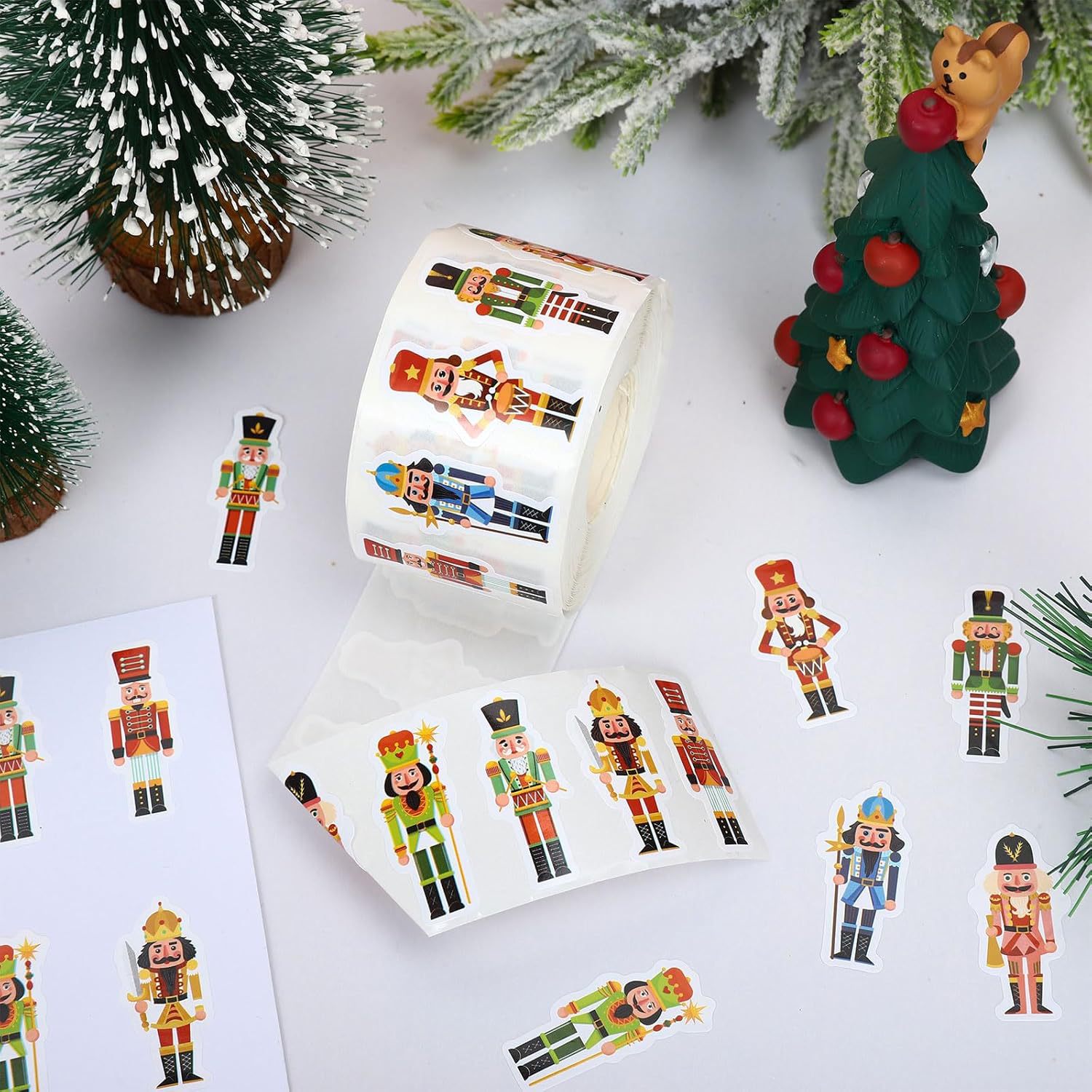 1000pcs(1 Roll) Christmas Nutc - Nutcracker Figurine review and price