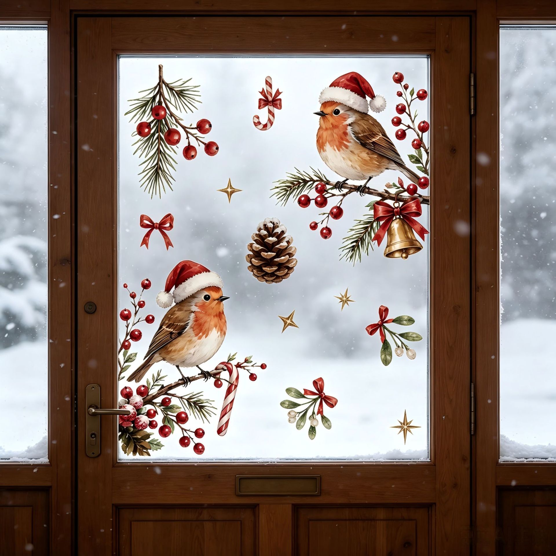 Festive Christmas Window Decal - Snowflake Window Decal review and price