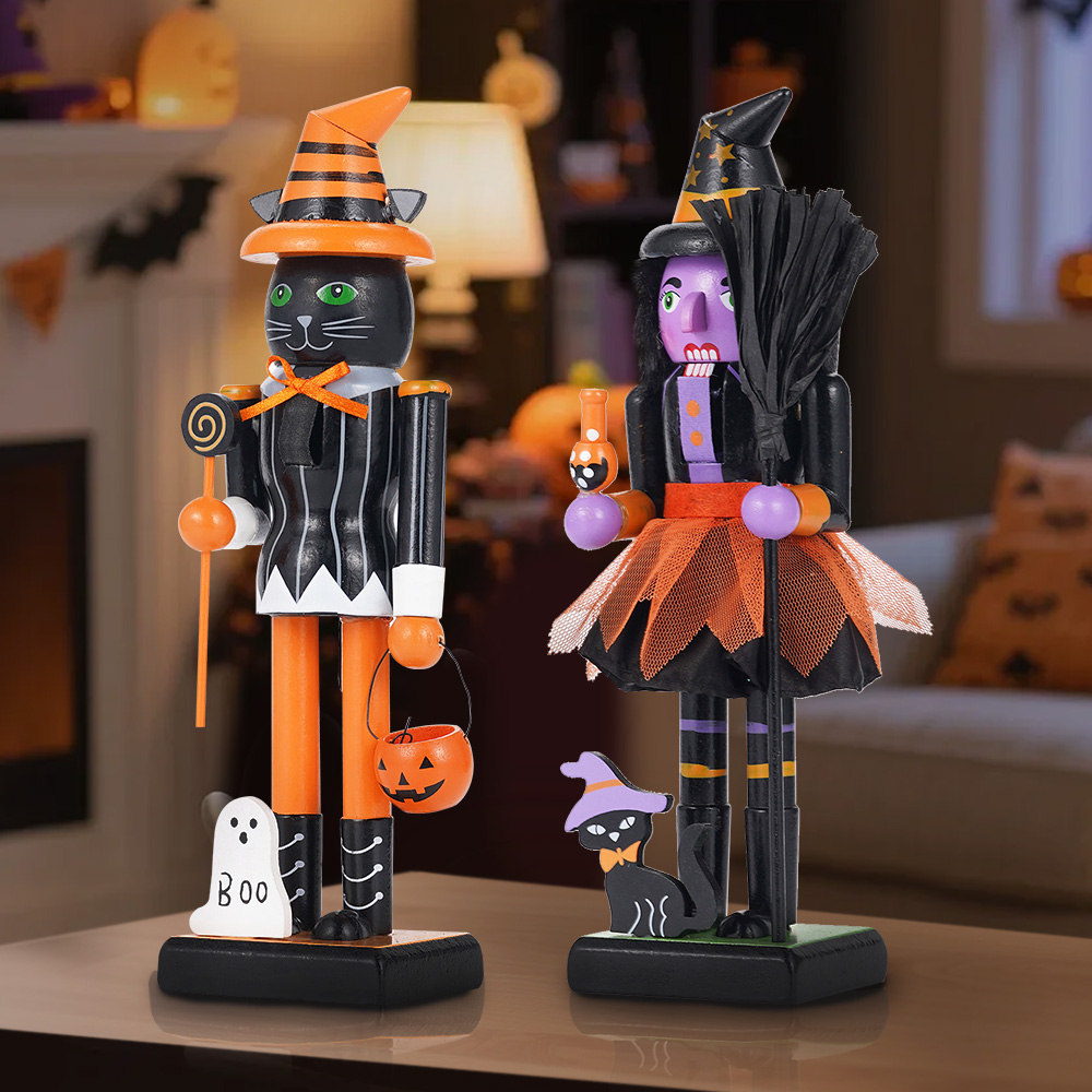 Halloween Solid Wood Nutcracke - Nutcracker Figurine review and price