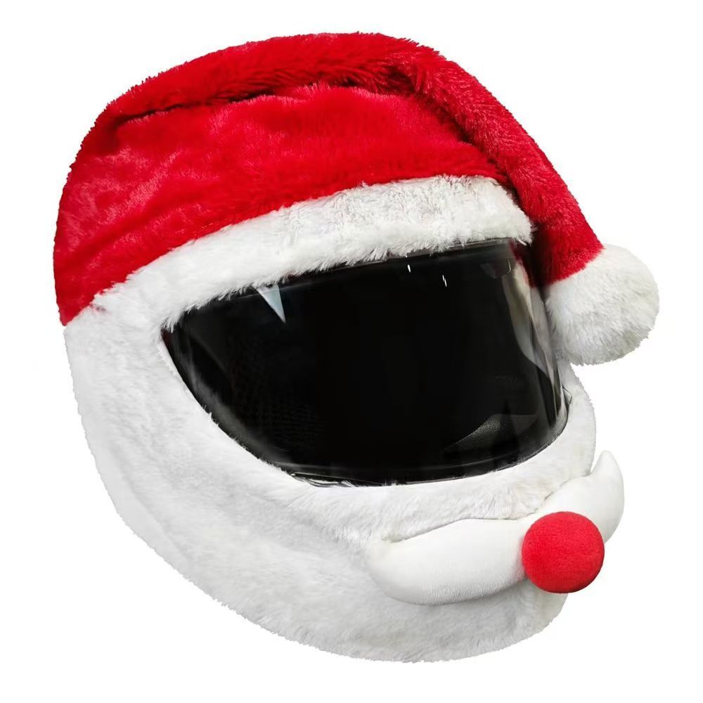 Santa Claus Helmet Cover Plush - Santa Hat Plush review and price