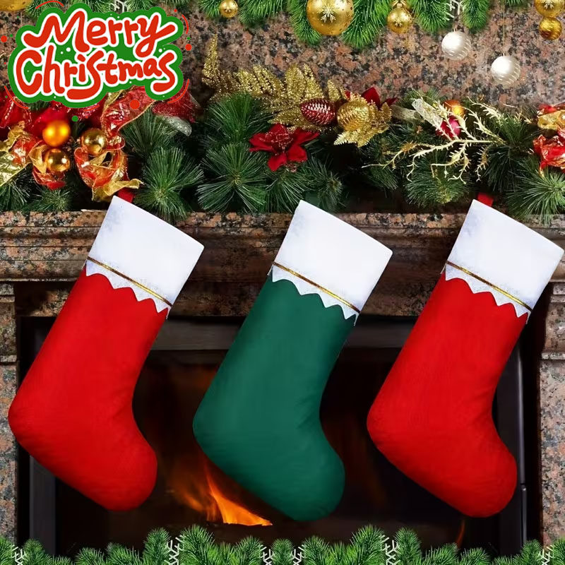 12-24PCS Christmas Stockings H - Christmas Stocking Hanging review and price