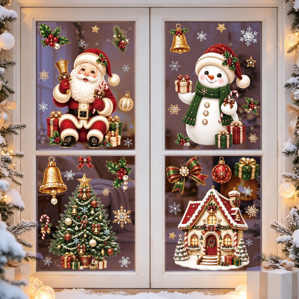 Christmas 2027 New Window Stic - Snowflake Window Decal review and price