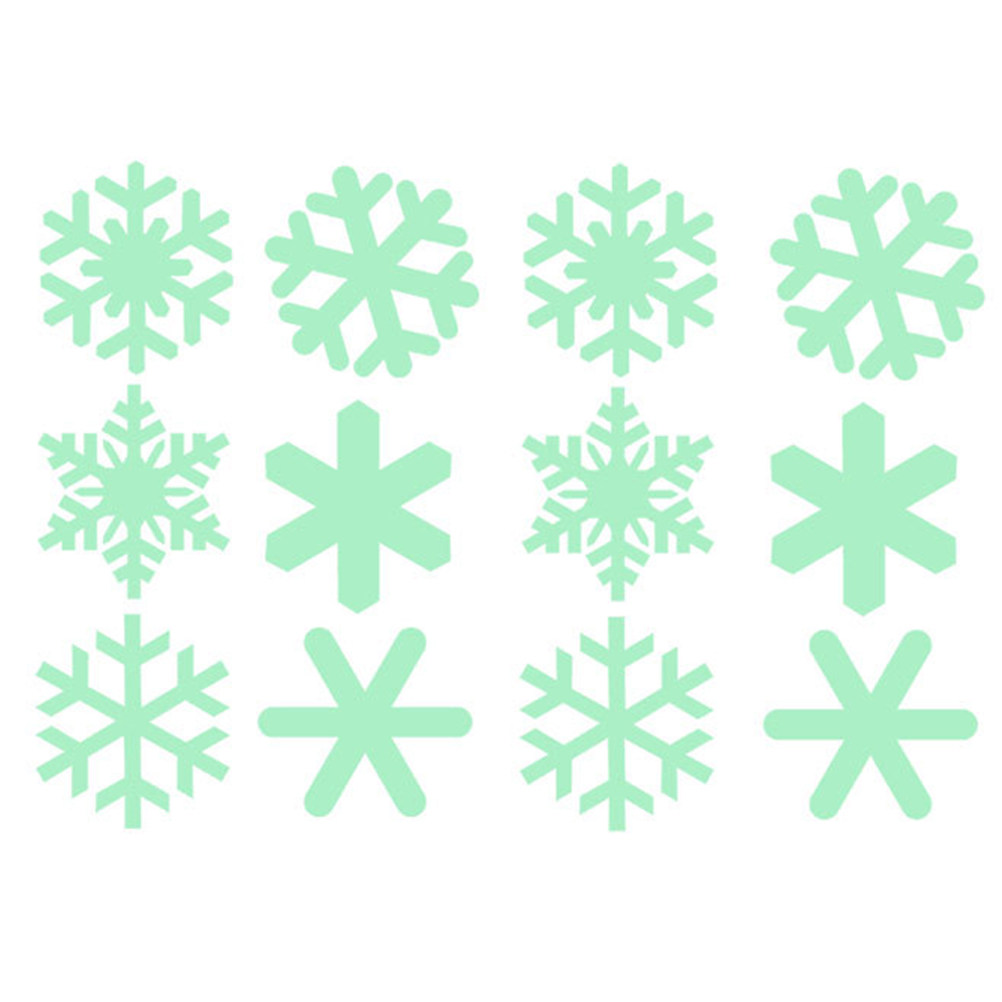 1Set Luminous Snowflake Wall S - Snowflake Window Decal review and price