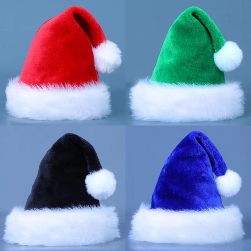 1pcPlush Santa Hats Velvet Chr - Santa Hat Plush review and price