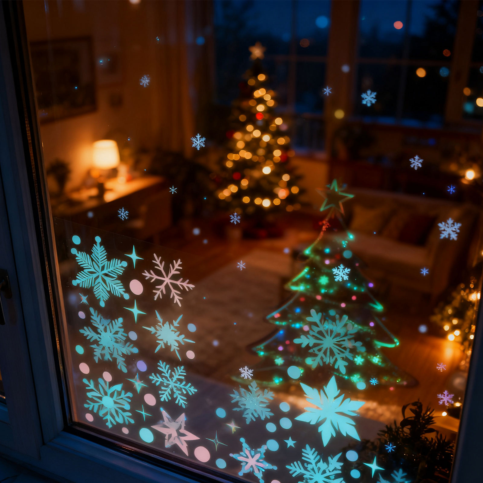 3 Sheets Snowflake Christmas W - Snowflake Window Decal review and price